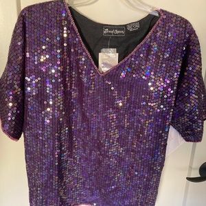 Ladies sequined top